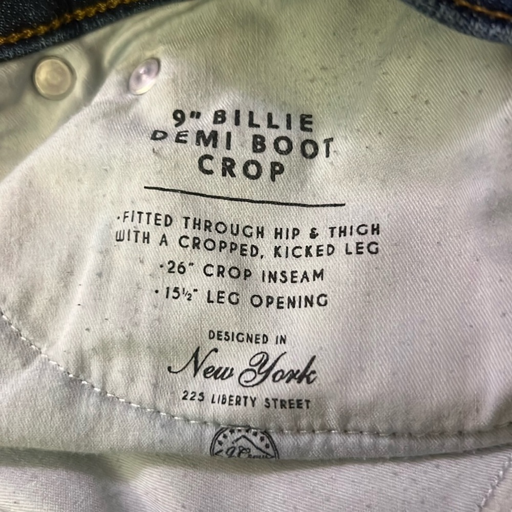 J Crew Billie Demi Boot Crop Jeans - Picture 7 of 13